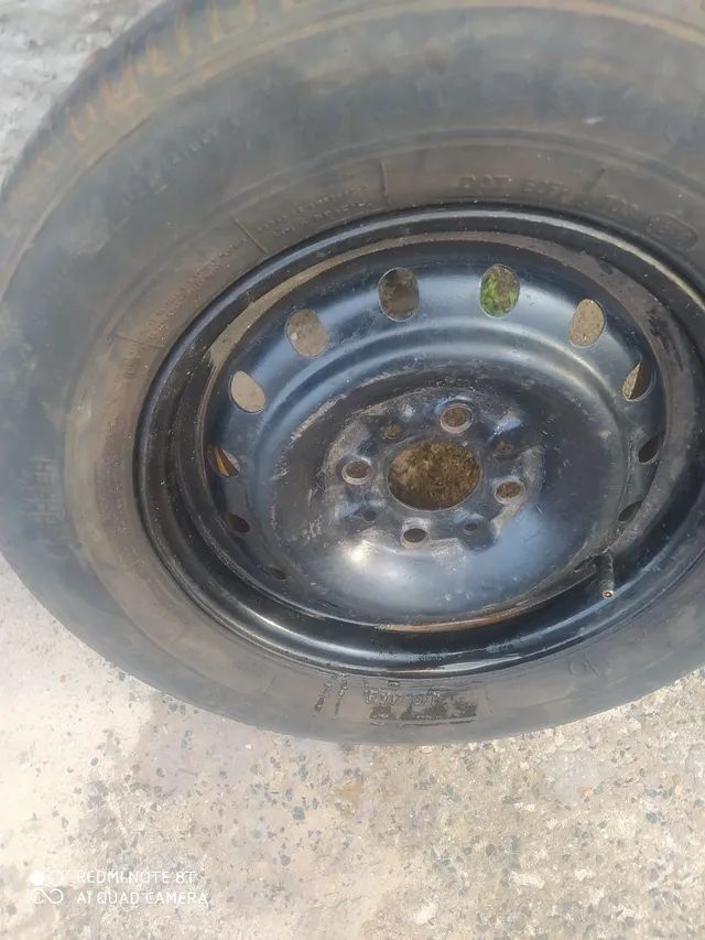 Roda aro 13 da Fiat com pneu 175/70/13 - Foto 3