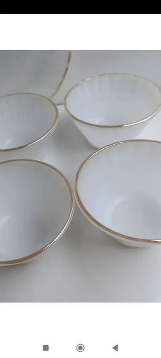 Jogo de tigelinhas para doces  1 prato de lanche  - Foto 2