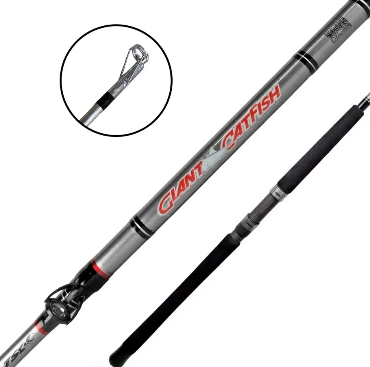 KIT Carretilha Marine Sport Master 60 + Vara de Pesca Giant Catfish X-Force - Foto 5