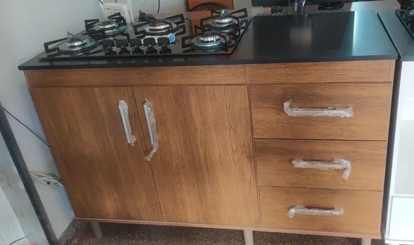 Fogão Cooktop c/Balcão novo - Foto 3