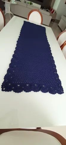 trilho para mesa em croche - Foto 2