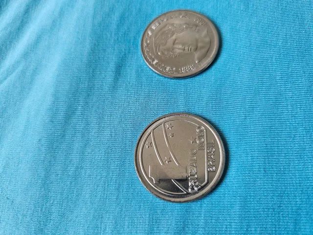 Moeda antiga 1 cruzado novo centenário da República  - Foto 5