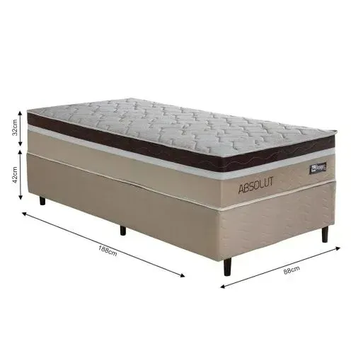 Promoção da Cama de Solteiro Absolut ? Nível de conforto Extra firme somente hoje!
