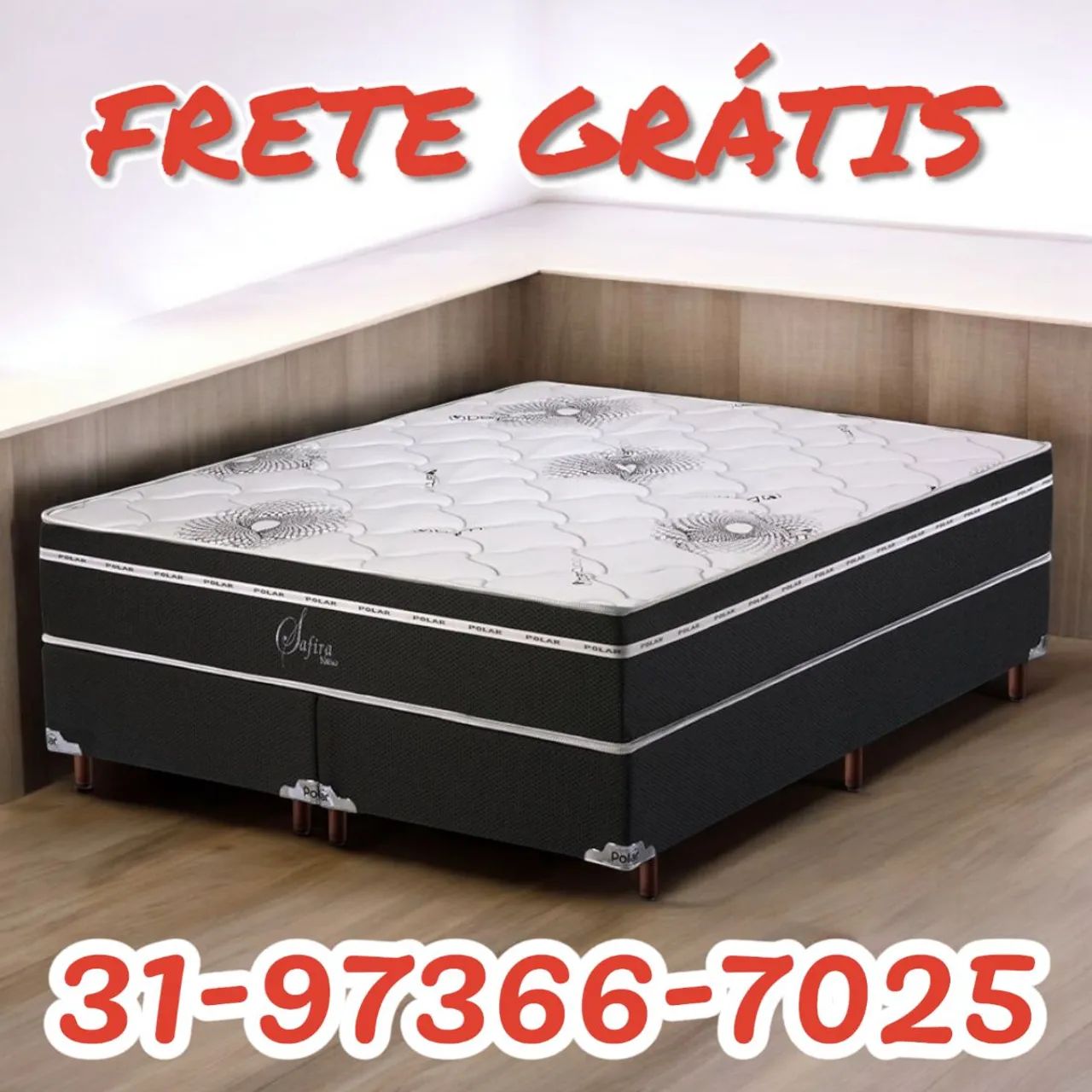 COLCHÃO CASAL MOLAS 30 DE ALTURA NOVOS / SUPER OFERTA 