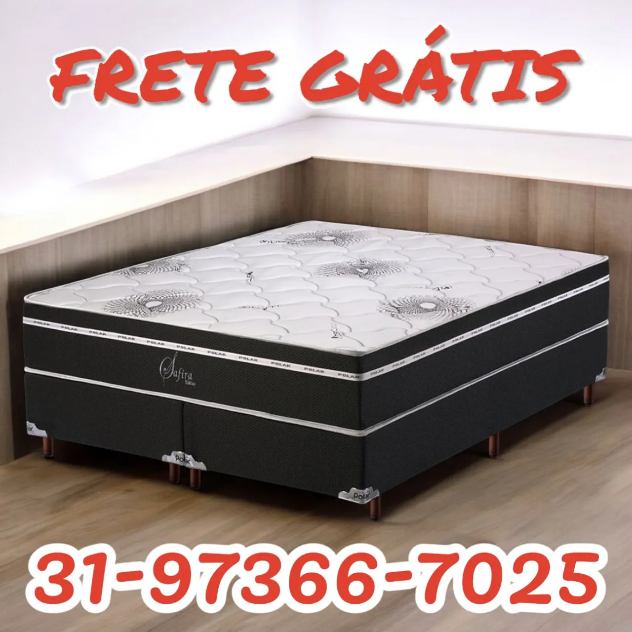 COLCHÃO CASAL MOLAS 30 DE ALTURA NOVOS / SUPER OFERTA