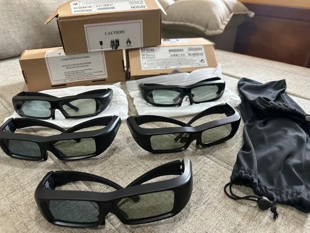 Óculos 3D Epson _ELPGS01 - NOVOS - Foto 4