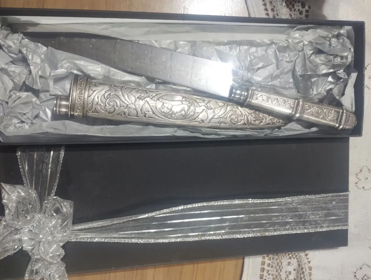 Faca Gaúcha Adaga Churrasco Esp A Prata Corneta