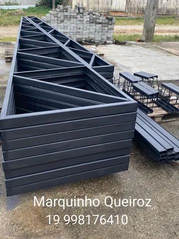 Kit estrutura metálica barracão galpão garagem estúdio mecânica oficina depósito etc - Foto 4
