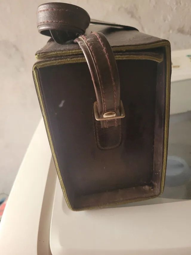 Bolsa couro Canon relíquia linda aceito smartphone  - Foto 3