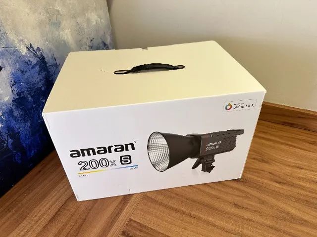 Luz de Led Aputure Amaran 200x S Bowens Mount Lacrado Na Caixa Sem Uso Profissional 200w
