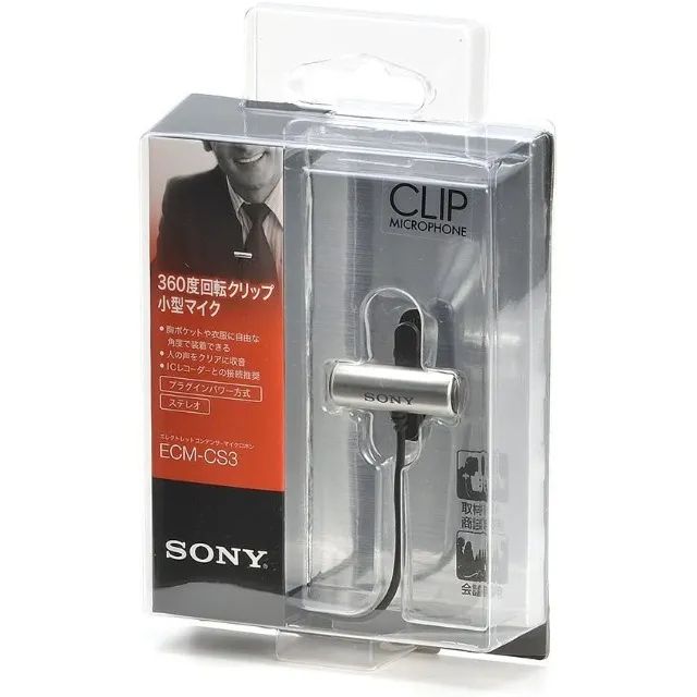 Microfone Sony ECM-CS3 Condensador Omnidirecional NUNCA USADO - Foto 2