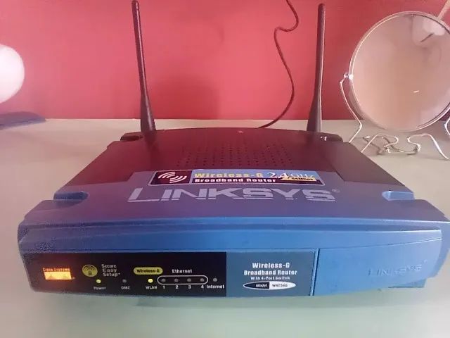 Roteador Wi-fi (longo Alcance) Com 2 Antenas - Linksys 