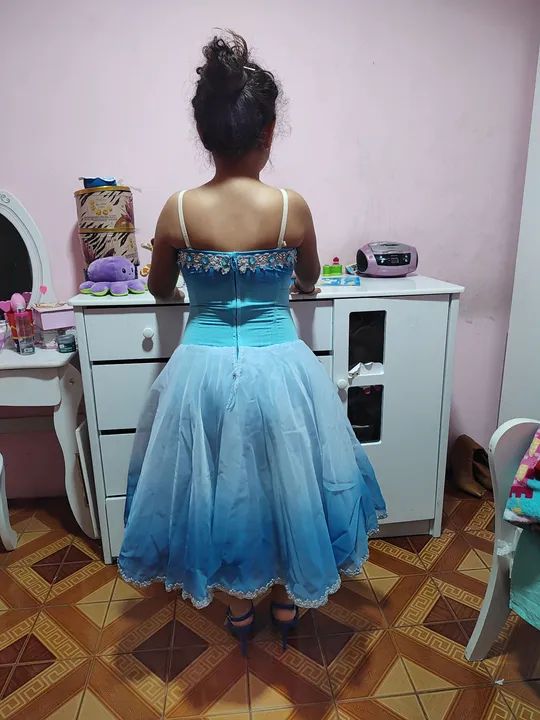 Vestido para apresentação de ballet ou fantasia de princesa  - Foto 2