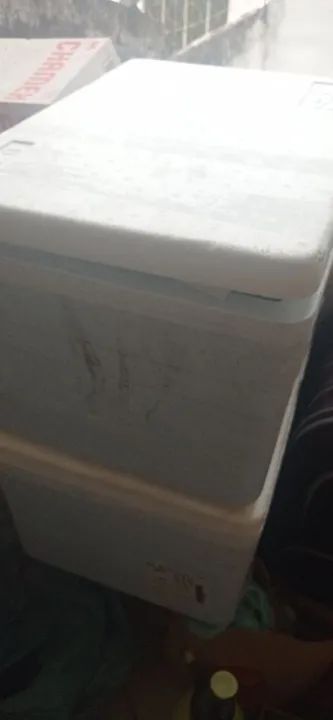 Caixa térmica, todas novas, usada uma única vez, R$25,00 casa, 45 litros