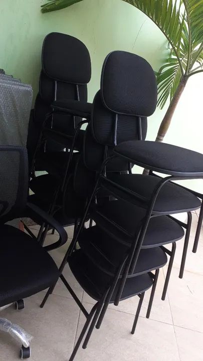 Cadeiras atendimento fixa JOLY novas e montadas !!!!!!!!! - Foto 3