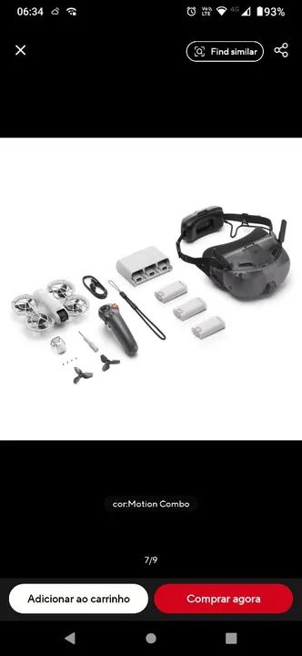 Dji Neo Combo completo Óculos e motion  - Foto 2