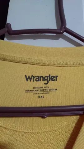 Moletom careca Wrangler Amarelo XXL - Foto 2