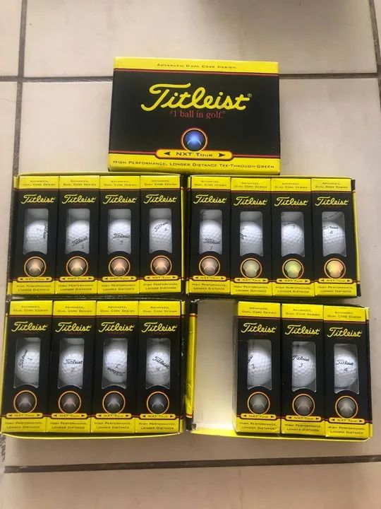 Bolas de Golfe Titleist NXT Tour - Novas