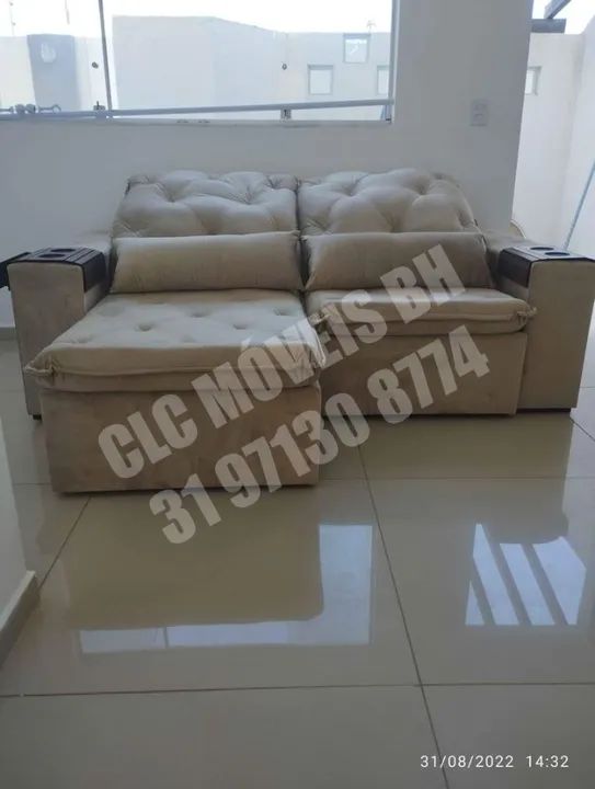 Sofá Retrátil E Reclinável Novo Pronta Entrega Parcelamos No Cartão Entregamos Na Sua Casa