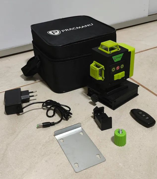 Nível Laser 4d 16 Linhas Verde 360 Acessórios E Bateria - Foto 5