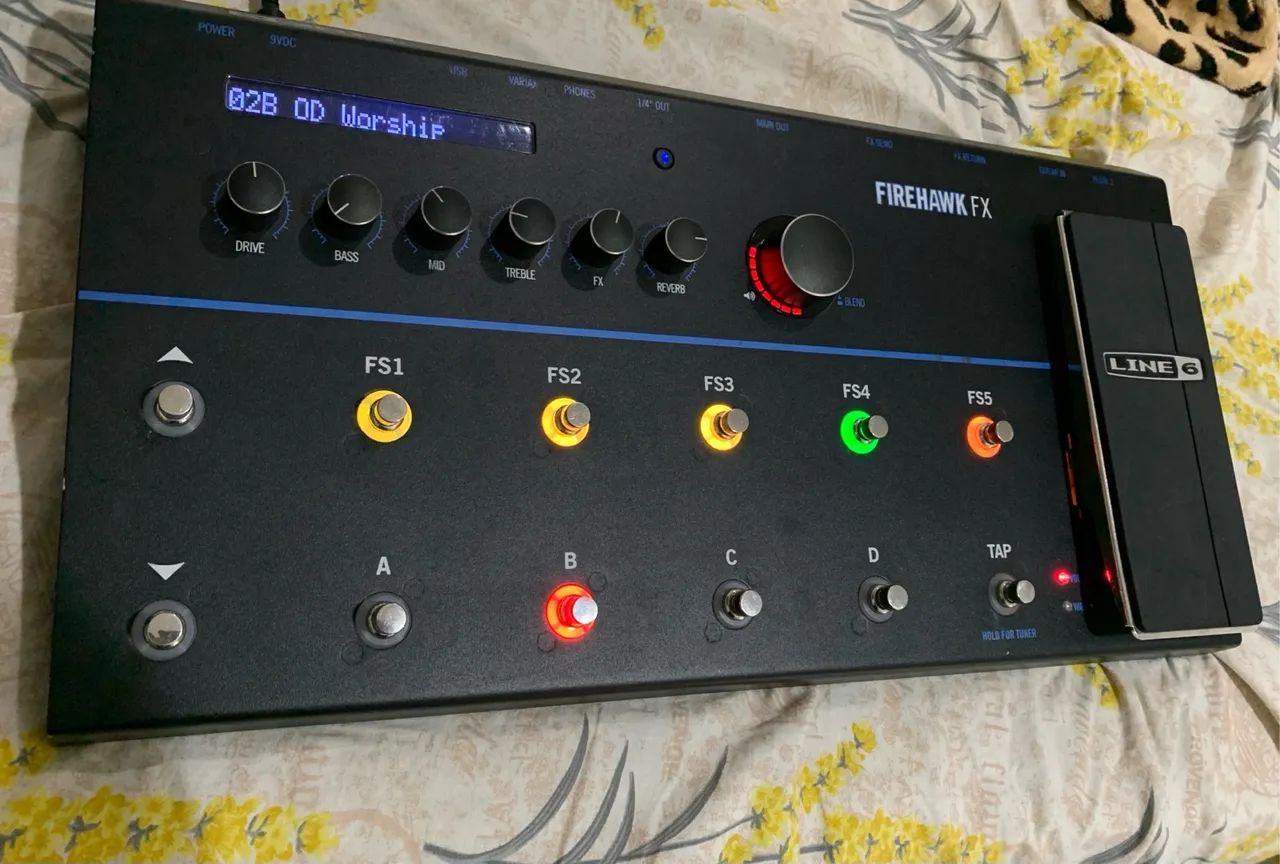 ギター LINE6 Firehawk Fx Pedaleira Line 6 Firehawk Fx Preto | MercadoLivre