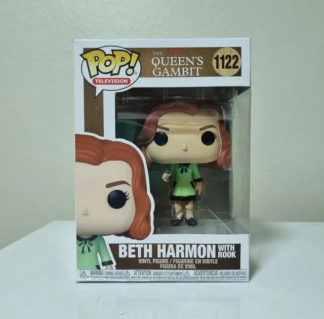 Funko Beth Harmon with rook - Gambito da rainha