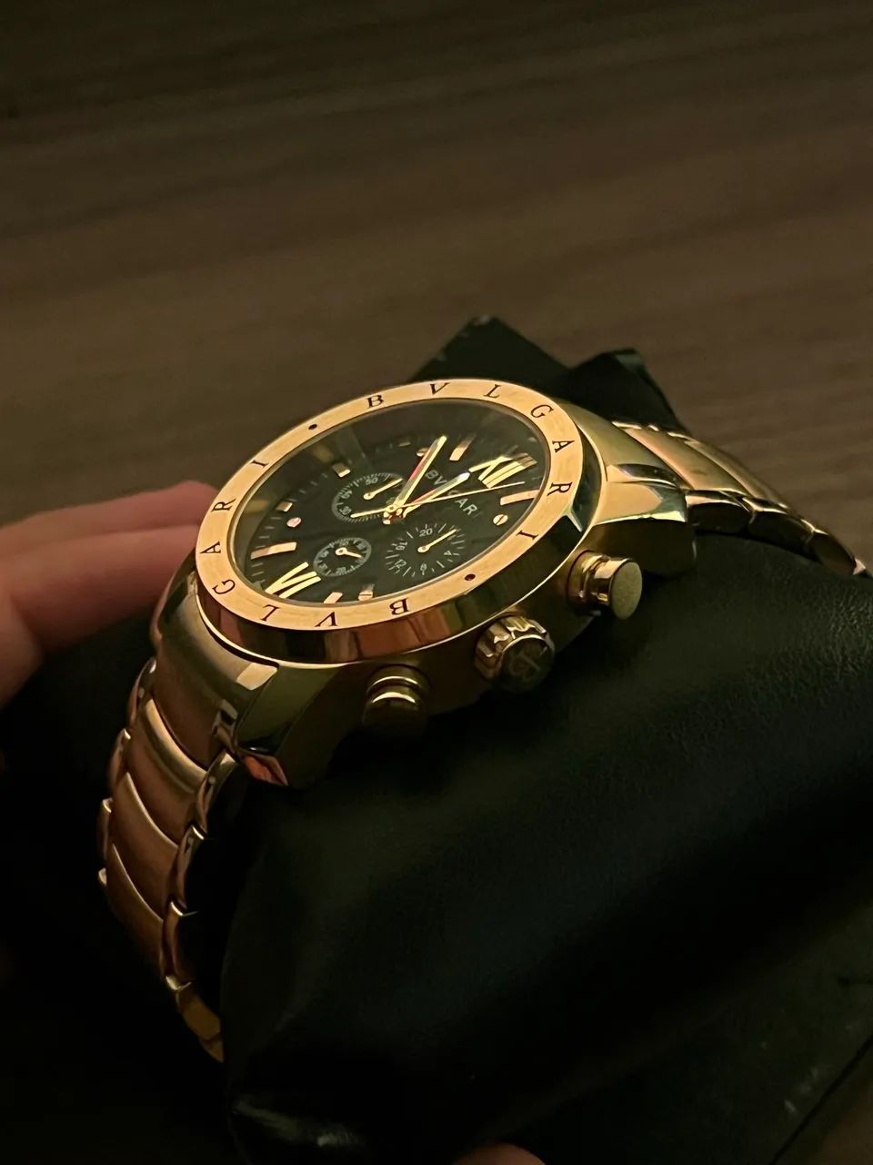 Relógio - Ponteiro Dourado - BVLGARI - Foto 4