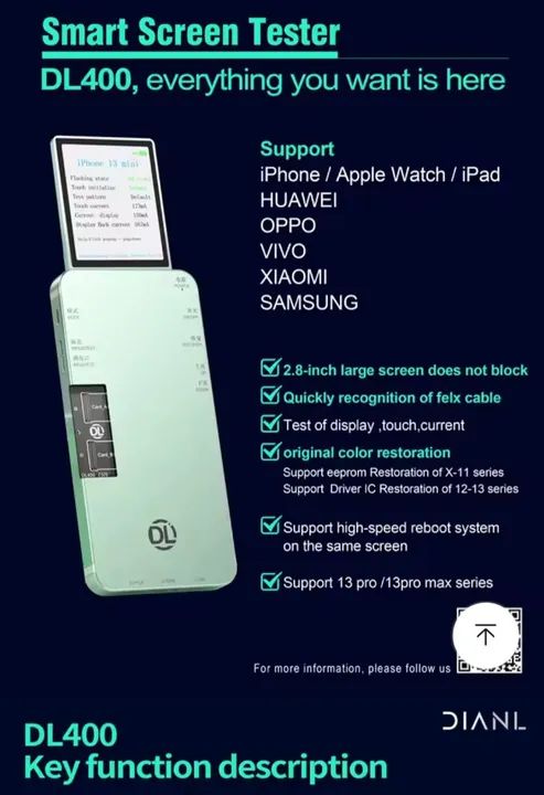 Teste De Display De Celulares DL400 Pro Seja Um Diferencial - Foto 3