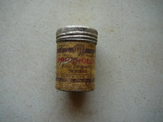 antiga embalagem de comprimidos Squibb - Foto 5