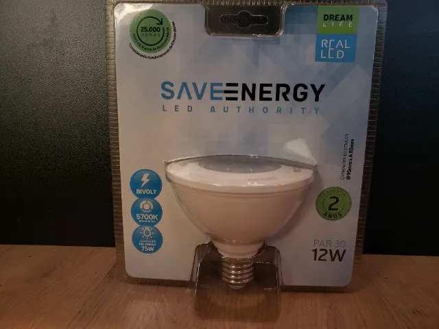 VENDO LÂMPADA LED PAR30 12W SAVEENERGY BIVOLT