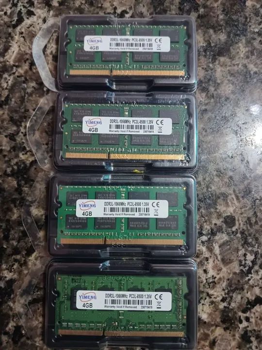 MEMÓRIA RAM DDR3L 4GB FREQUÊNCIA 1066 PRA NOTEBOOK  - Foto 6