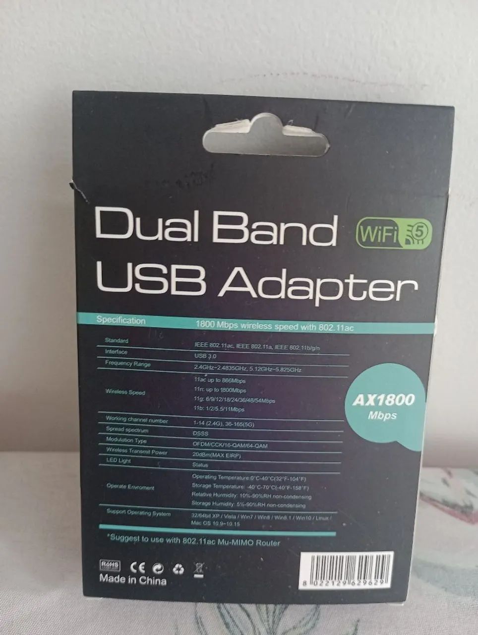 Adaptador Wi-Fi USB Dual Band AX1800 - Foto 2