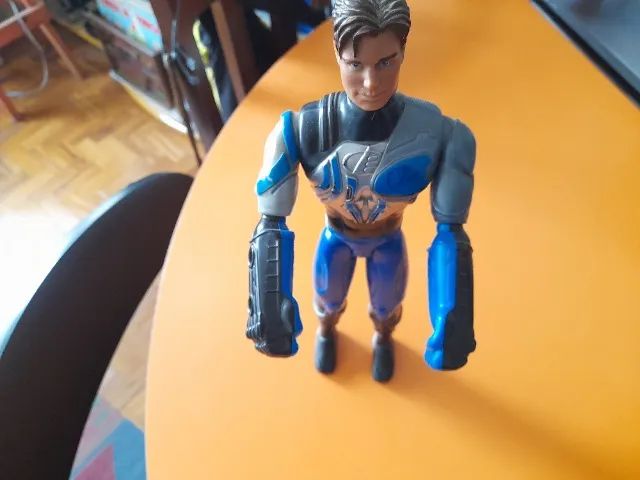 Boneco boneco max steel, 30 cm, articulado, bem conservado - Foto 5