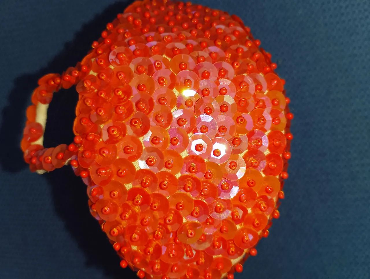 Biquíni Passista Carnaval coral de Paetês - Foto 4