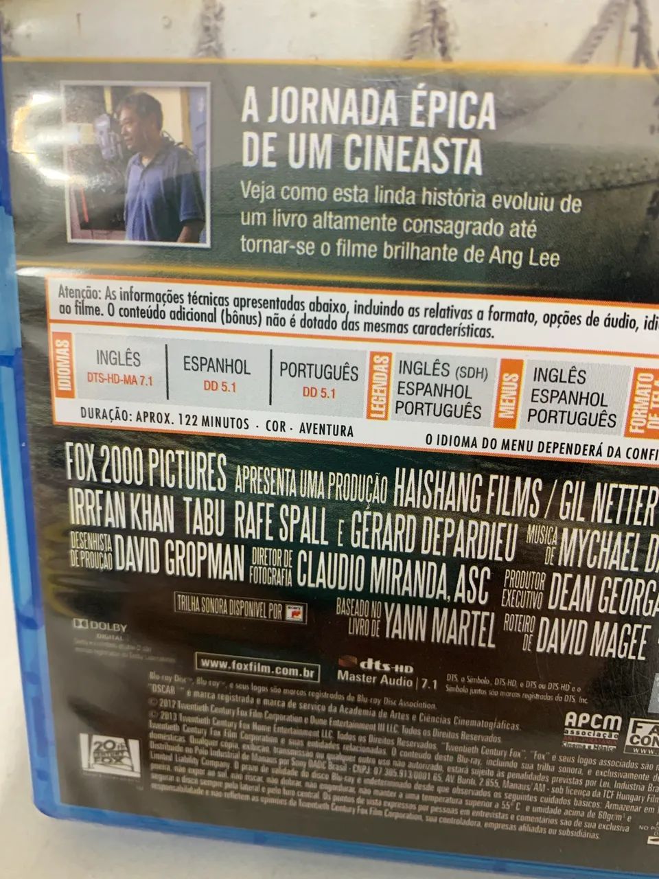 Bluray as aventuras de pi  - Foto 5