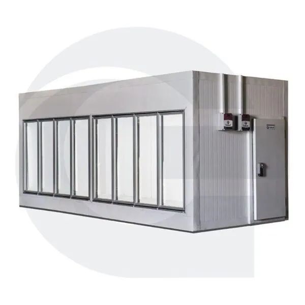 Câmara fria industrial com ou sem portas de vidro 
