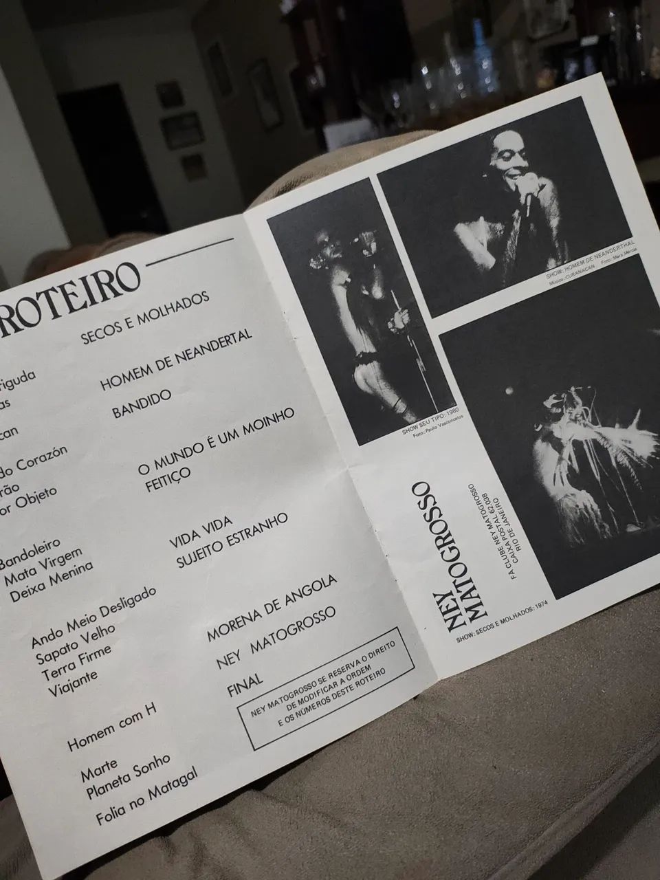 Ney Matogrosso 1981 - Vinil mais programa do show Tour RJ Raro - Foto 3