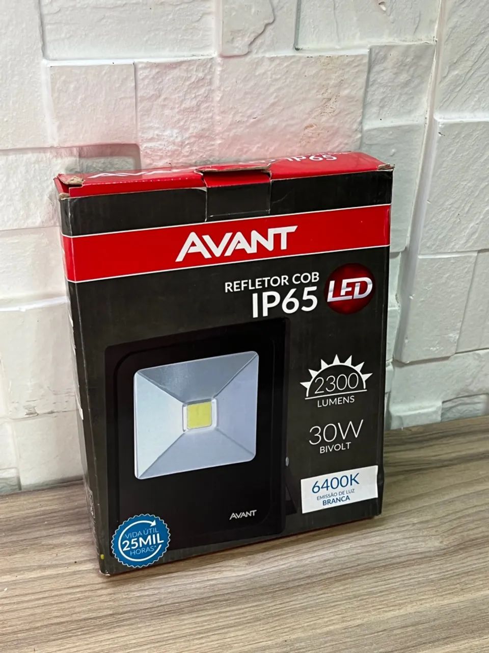 Refletor LED COB IP65 Avant 6400K - 30W - 2 UND - Foto 2