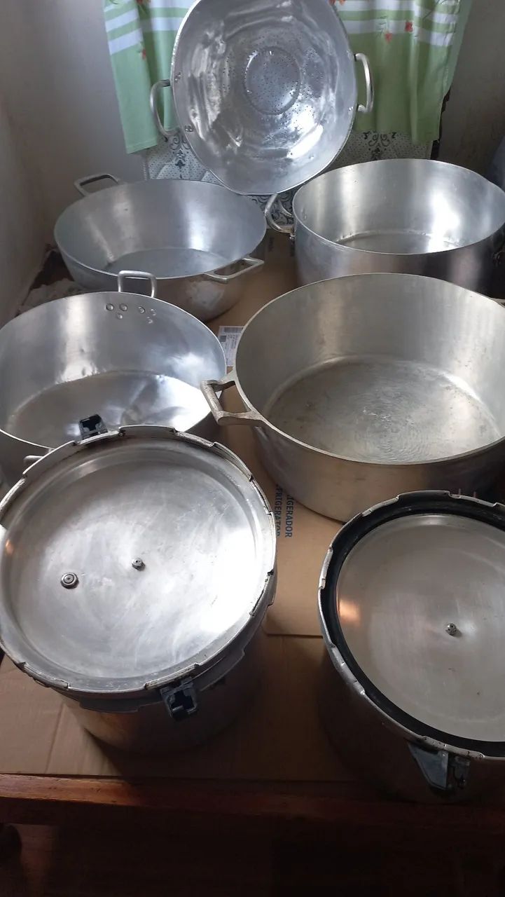 Kit Panelas e Panelas de Pressão em Alumínio - Foto 6