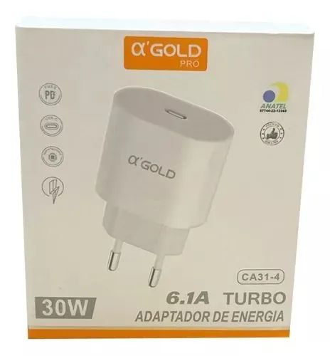 Fonte Turbo C 30W A'Gold Pro/entrega grátis 