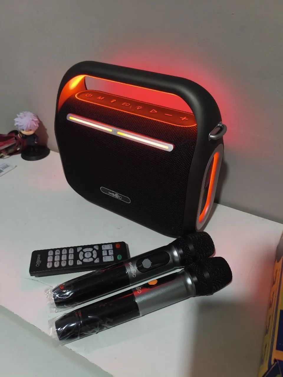 Caixa de Som Portátil Imenso X40 Pro 120W - IPX4 - Luz RGB - Foto 2