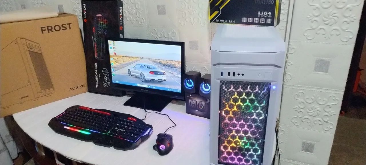 Computador i5,  com 16gb memória ram,  ssd 240gb,  monitor 19 polegadas 