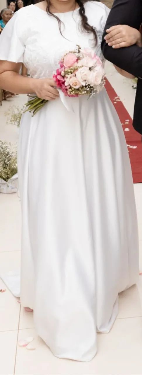 Vestido noiva casamento simples