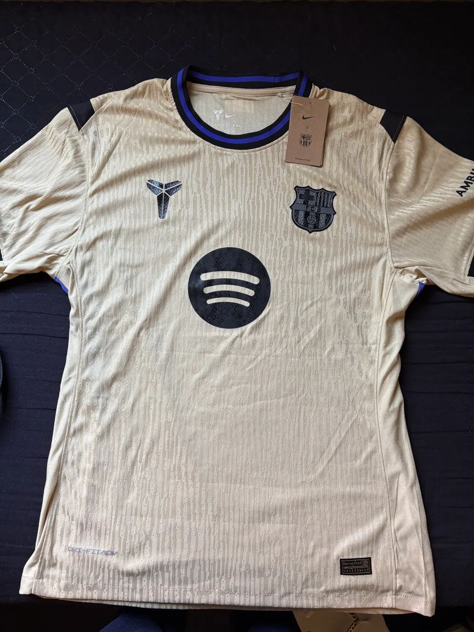 Camisa Barcelona colaboração Kobe bryant