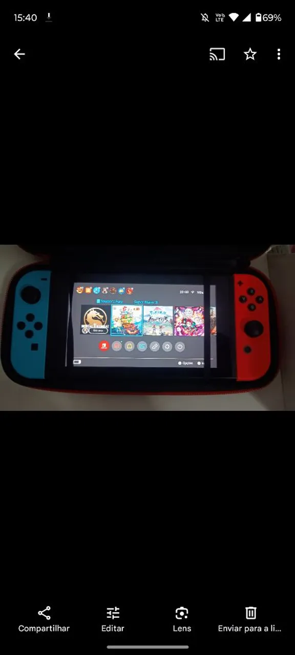 Nintendo Switch com Jogos