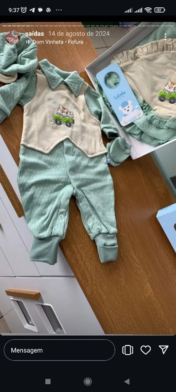 Macacão Bebê com Colete - Fofo e Confortável