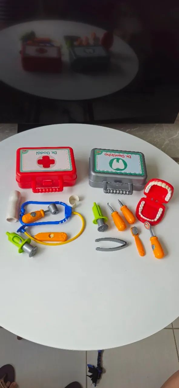 2 kits Médico e Dentista Infantil