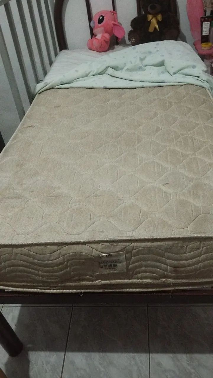 Cama solteiro com colchão  - Foto 3