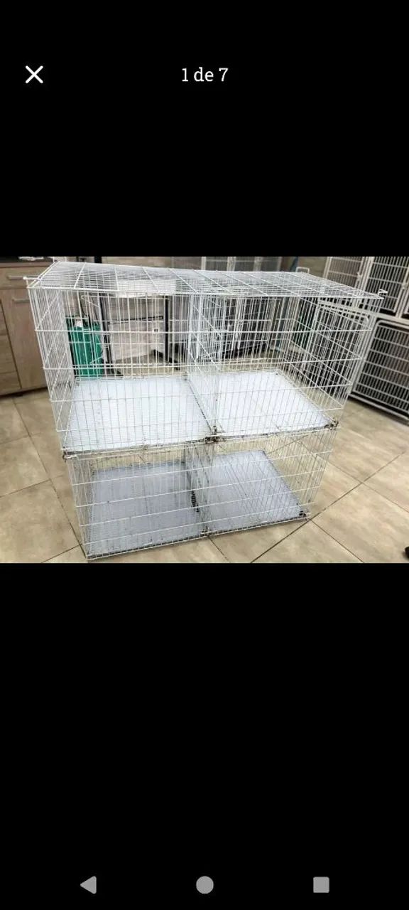 Gaiola para pet Dupla - Foto 2