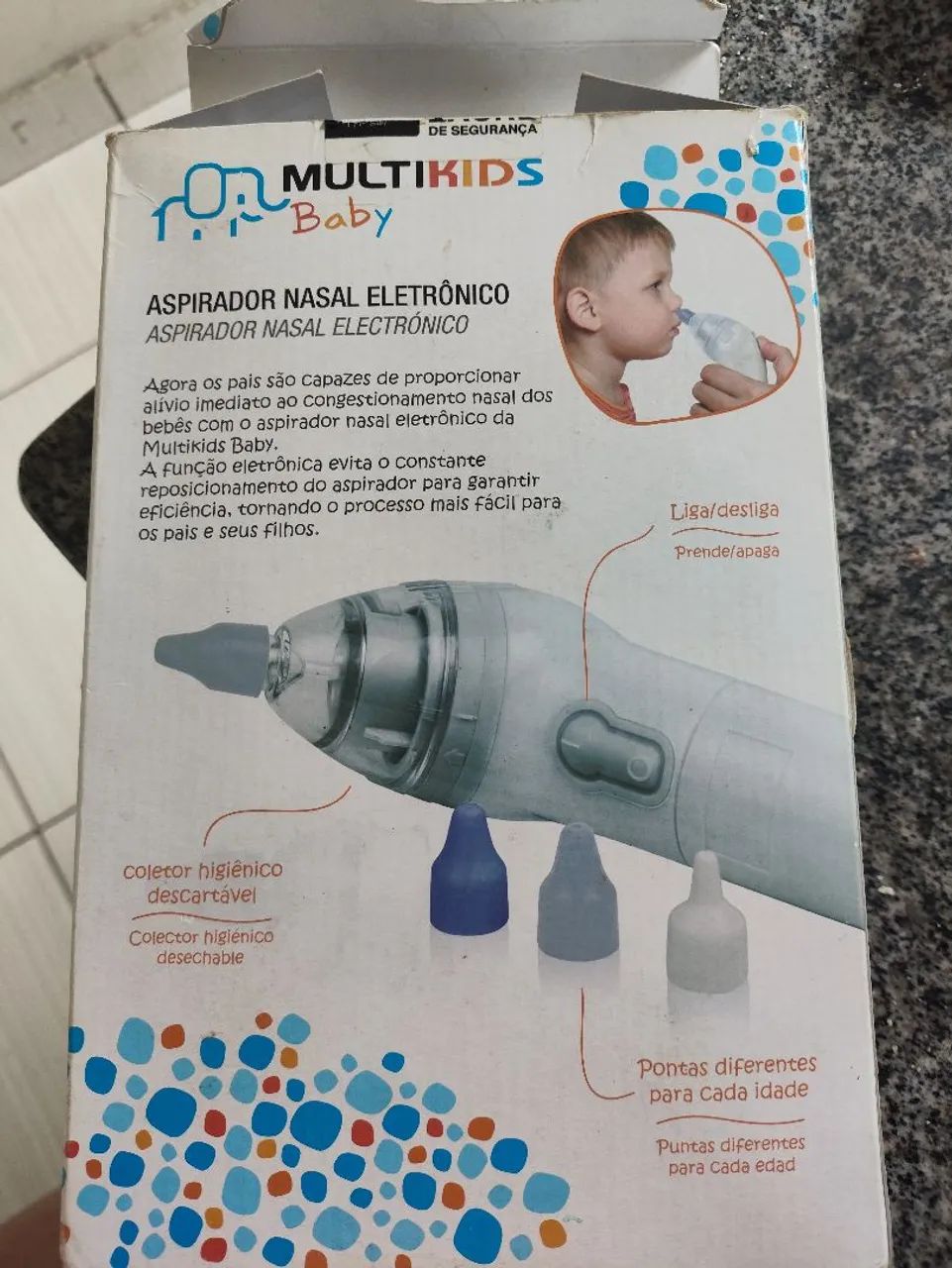 Aspirador Nasal Eletrônico Multikids Baby
